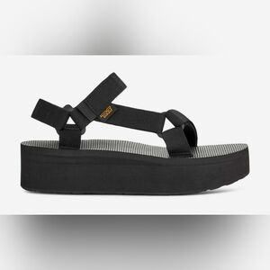Teva Flatform Universal Platform Sandals Black Women's 8